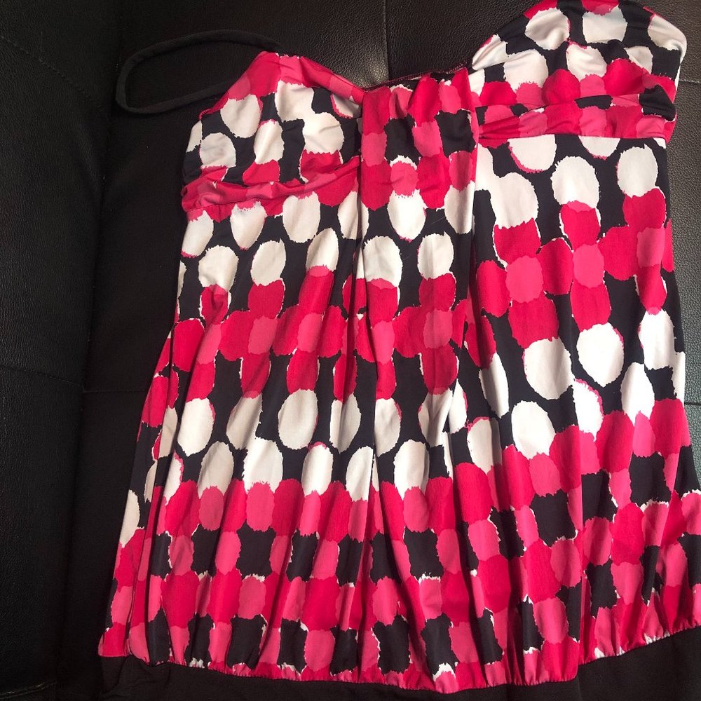 Luv Luv Women Short Sleeve Sz XL Top Pink